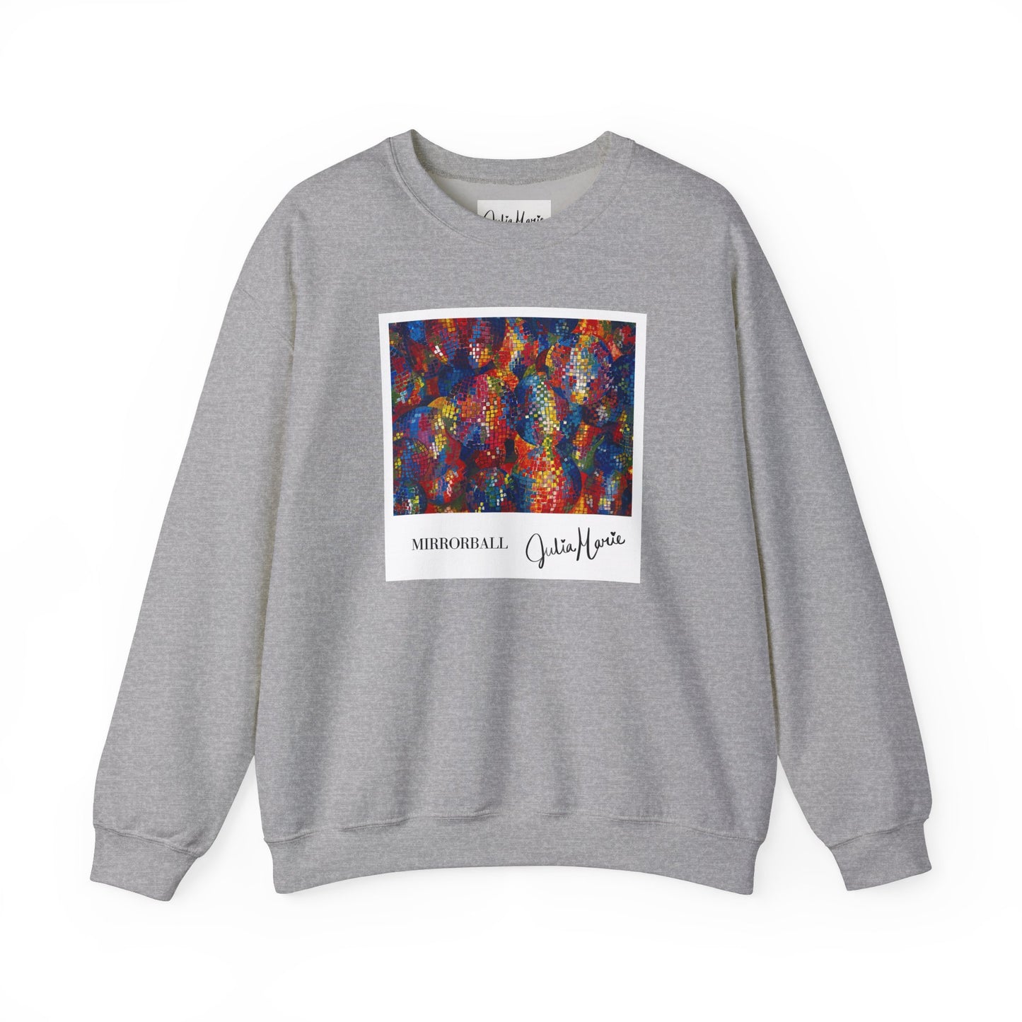Mirrorball by Julia Marie - Original Art Sweatshirt