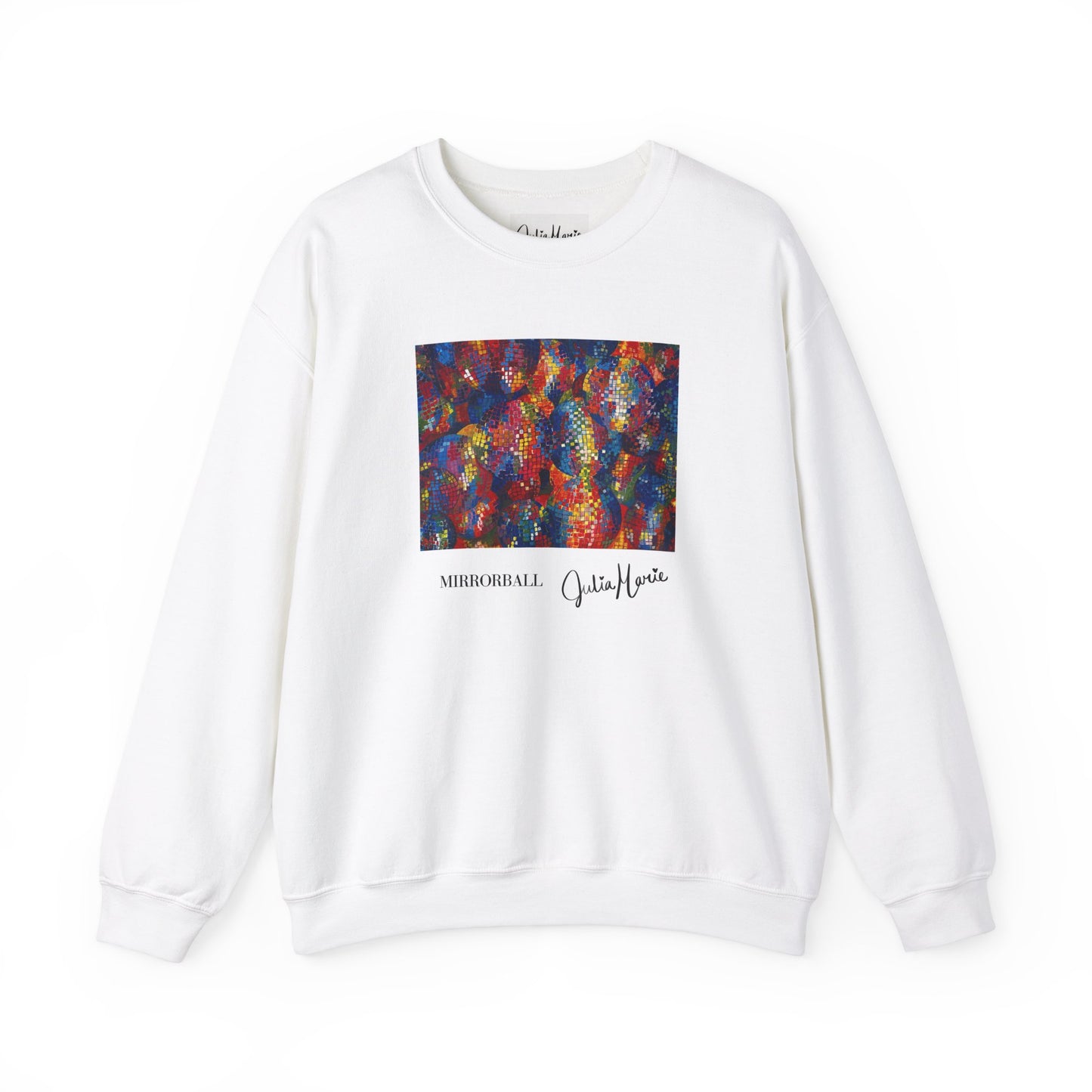 Mirrorball by Julia Marie - Original Art Sweatshirt
